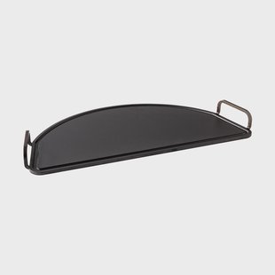 Kockums Jernverk Kockums bakplaat Zwart, halfrond, 47 cm