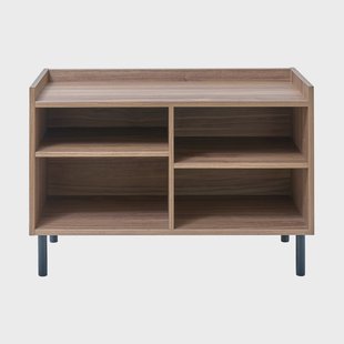 Maze Gentle opbergbank Walnoot, 78x53x35 cm