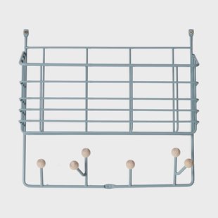 Maze Mitten shelf plank junior Duifblauw, 38,6x35,2x8,6 cm