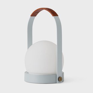 Audo Copenhagen Carrie draagbare tafellamp Linen blue