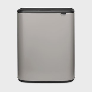 Brabantia Bo touch bin 2x30 L Zacht grijs