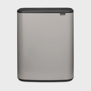 Brabantia Bo touch bin 60 L Zacht grijs