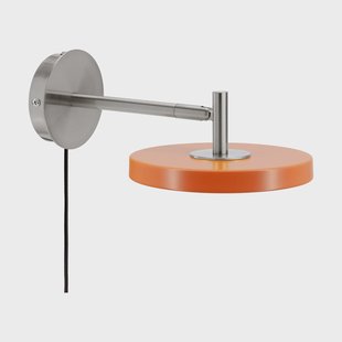 Umage Asteria Wall wandlamp Short, Nuance orange-chrome