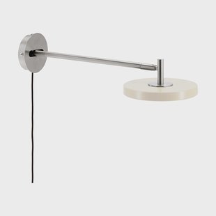 Umage Asteria Wall wandlamp Long, Pearl white-chrome