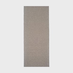 Brita Sweden Strand vloerkleed Zwart, 150x70 cm
