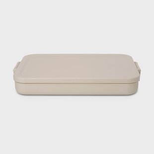 Brabantia Make & Take lunchbox plat, 1,1 L Zacht beige