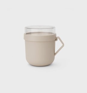 Brabantia Make & Take soepbeker 0,6 L Zacht beige