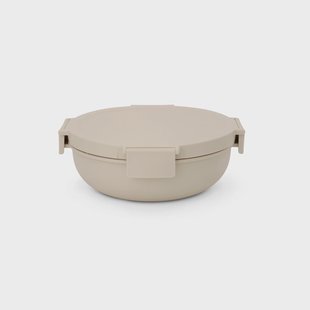 Brabantia Make & Take saladebowl, 1,3 L Zacht beige