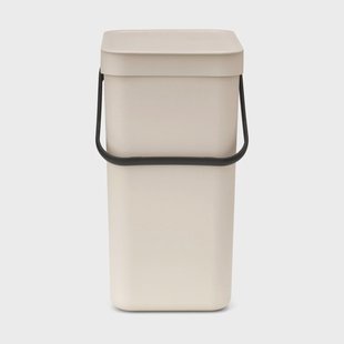 Brabantia Sort & Go afvalbak 12 liter Zacht beige