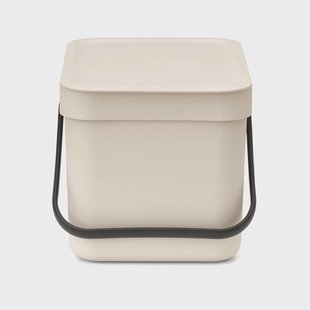 Brabantia Sort & Go afvalbak 6 liter Zacht beige