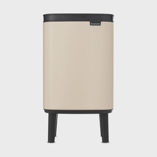 Brabantia Bo afvalbak hoog 4 L Zacht beige