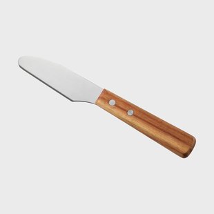 Dorre Sylvia botermes Roestvrij staal, houten handgreep, 22 cm
