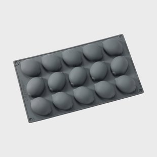 Dorre Beck bakvorm Grijs, citroen, siliconen, 15 stuks