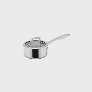 Dorre Trivence steelpan Roestvrij staal, glazen deksel, 1 L
