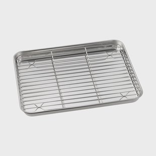 Dorre Gili gastronorm bakblik Roestvrij staal, met rek, 31,5x24,5 cm