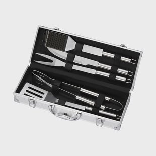 Dorre BBQ grillset Roestvrij staal, 5 delen, geschenkdoos