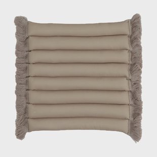 Garden Glory Garden Glory zitkussen met franjes Beige, beige franje, 38x40 cm