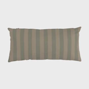 Garden Glory Garden Glory gestreept kussen Eucalyptusgroen-beige, 25x50 cm