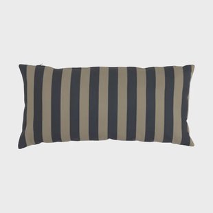 Garden Glory Garden Glory gestreept kussen Zwart-beige, 25x50 cm