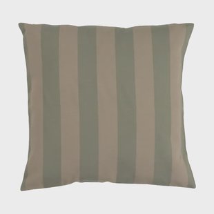 Garden Glory Garden Glory gestreept kussen Eucalyptusgroen-beige, 50x50 cm