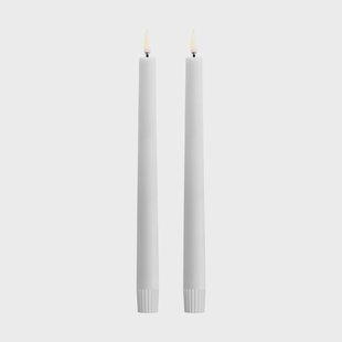 Uyuni Lighting Uyuni LED kaars wit 2-pack Ø2,3x25,2 cm