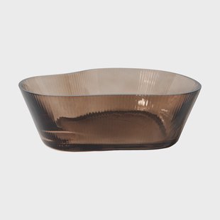 MUUBS Ripe schaal Smoked brown, Ø17,5x5 cm
