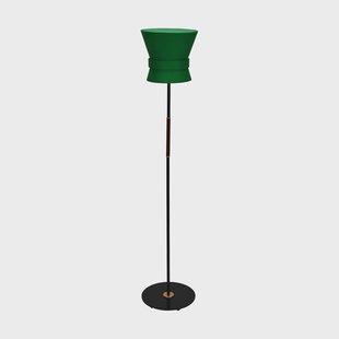 Örsjö Belysning Bow vloerlamp Zwart-emerald green, small 147 cm