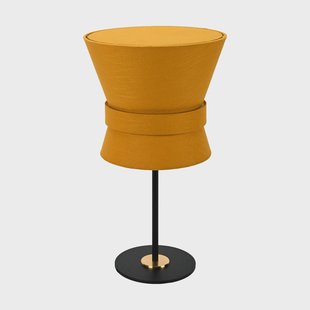 Örsjö Belysning Bow tafellamp Zwart-yellow ochre, small 50 cm