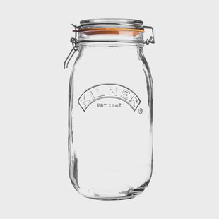 Kilner Kilner ronde pot met beugelsluiting Helder, 1,5 L