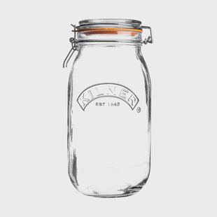 Kilner Kilner ronde pot met beugelsluiting Helder, 3 L