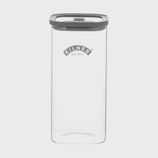 Kilner Kilner FRESH voorraadpot Helder-grijs, 1,5 L