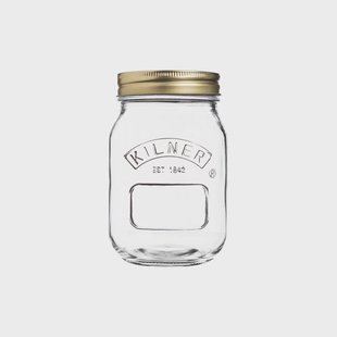 Kilner Kilner ronde weckpot Helder-goud, 0,5 L
