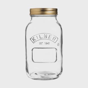 Kilner Kilner ronde weckpot Helder-goud, 1 L