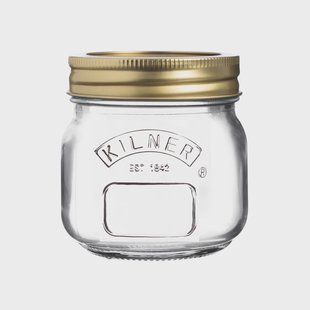 Kilner Kilner ronde weckpot Helder-goud, 250 ml