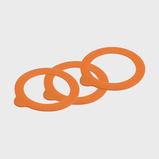 Kilner Kilner rubberringen standaard Oranje, 0,35-2 L, 6-pack