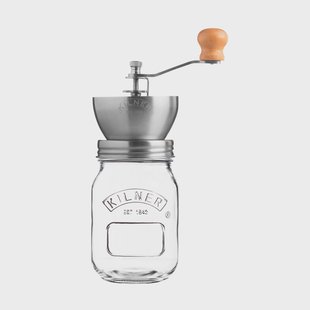 Kilner Kilner koffiemolen Helder-roestvrij staal, 0,5 L
