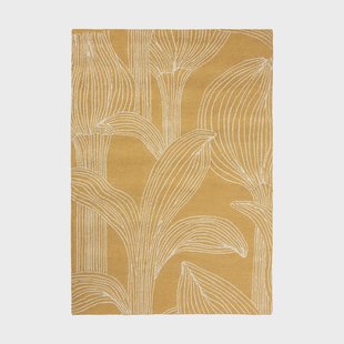 Marimekko Kukat puhkeavat vloerkleed outdoor Straw, 160x230 cm
