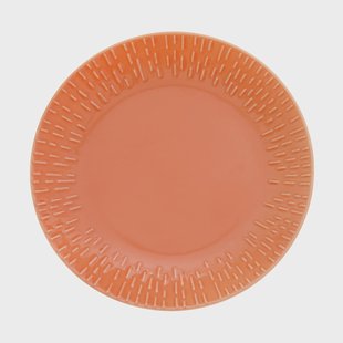 Aida Confetti bord Apricot, Ø21 cm