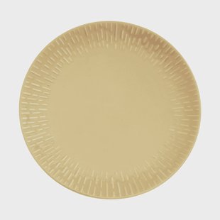 Aida Confetti bord Mustard, Ø27,5 cm