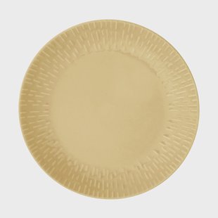 Aida Confetti bord Mustard, Ø24 cm