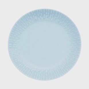 Aida Confetti bord Aqua, Ø21 cm