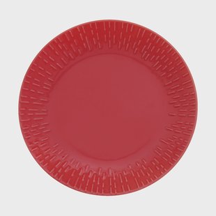 Aida Confetti bord Chili, Ø21 cm