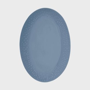 Aida Confetti ovaal bord Blueberry, 25,5x36 cm