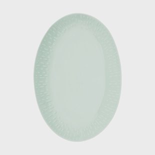 Aida Confetti ovaal bord Pistachio, 25,5x36 cm