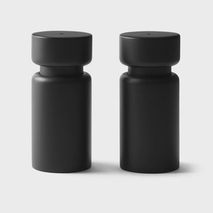 Crushgrind Helsinki zout- en pepermolen set Zwart, mini, 2 delen
