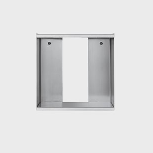 Form & Refine Taper Cube Box wandplank Roestvrij staal, 34x35 cm