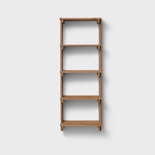 Form & Refine Beam Shelf wandplank Diepbruin dennenhout, 60x167x25 cm