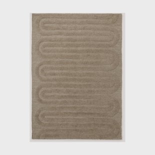 Tinted Riklund wolmat Beige-melange, 250x350 cm