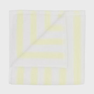 blomus Arto handdoek 2-pack, Wit-transparant geel, 30x50 cm