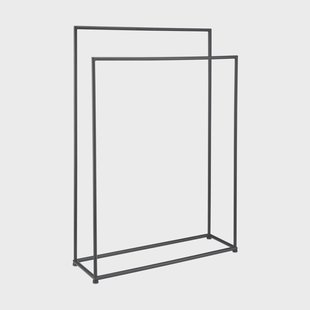 blomus Modo handdoekhouder Zwart, 86x60x18,5 cm